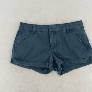 ABERCROMBIE & FITCH Women’s Low Rise Shorts cuffed Blue size: 0 - 25